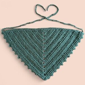 🔅2/$20🔅 Handmade Crochet Picot Bandana